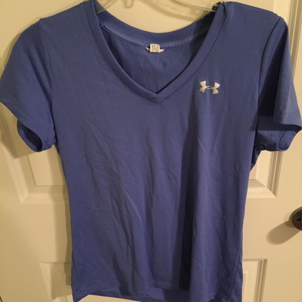 Under Armour Blue/Purple T-Shirt Size Medium